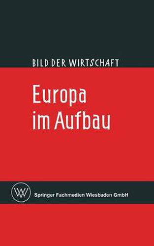 Cover image for Europa Im Aufbau