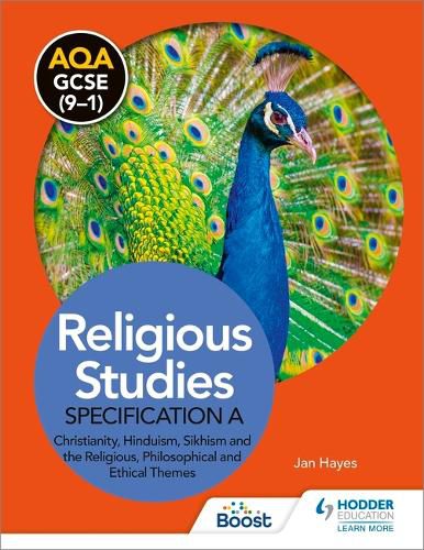 Cover image for AQA GCSE (9-1) Religious Studies Specification A: Christianity, Hinduism, Sikhism and the Religious, Philosophical and Ethical Themes