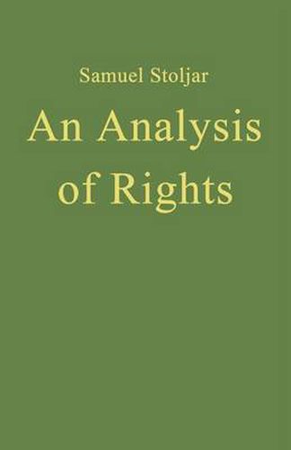 Cover image for An Analysis of Rights