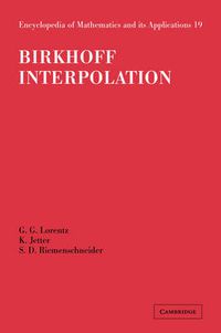 Cover image for Birkhoff Interpolation