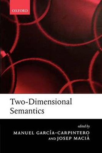 Cover image for Two-Dimensional Semantics