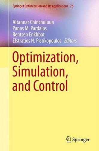 Cover image for Optimization, Simulation, and Control