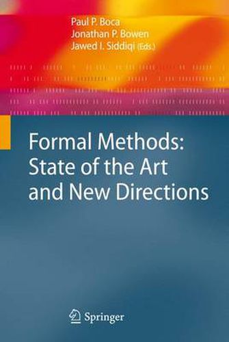 Cover image for Formal Methods: State of the Art and New Directions