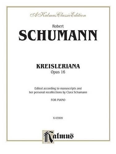 Cover image for Kreisleriana, Op. 16