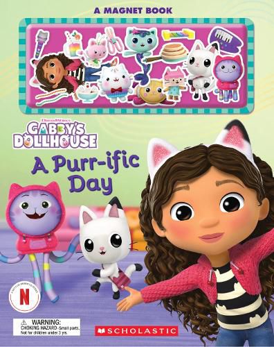 Cover image for A Purr-ific Day (DreamWorks: Gabby's Dollhouse A Magnet Book)