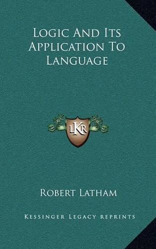 Cover image for Logic and Its Application to Language