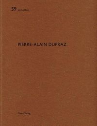 Cover image for Pierr-Alain Dupraz: De Aedibus