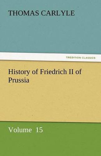 Cover image for History of Friedrich II of Prussia