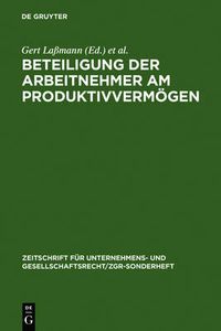 Cover image for Beteiligung der Arbeitnehmer am Produktivvermoegen