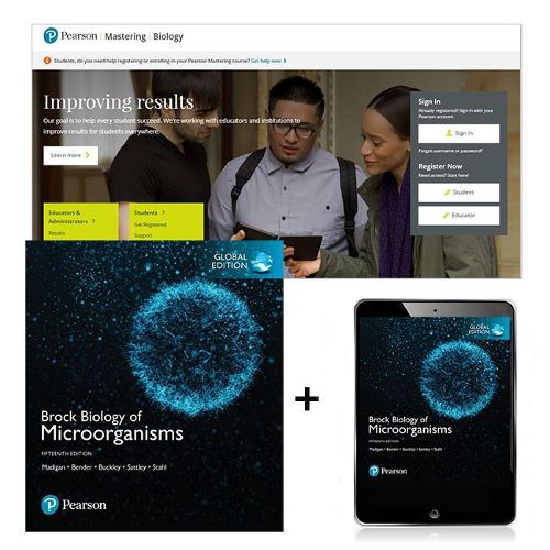 Cover image for Brock Biology of Microorganisms, Global Edition + Mastering Microbiology with eText