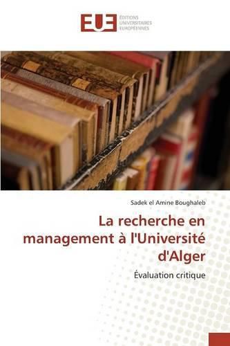 Cover image for La Recherche En Management A l'Universite d'Alger