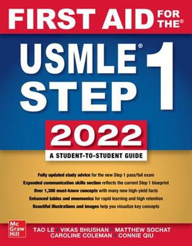 Cover image for First Aid for the USMLE Step 1 2022, Thirty Second Edition
