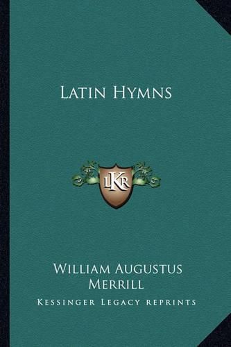 Cover image for Latin Hymns