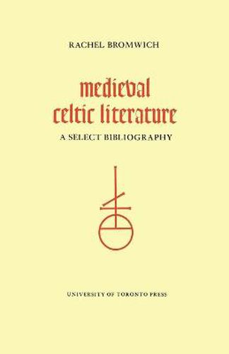 Medieval Celtic Literature: A Select Bibliography