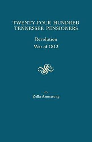 Cover image for Twenty Four Hundred Tennessee Pensioners
