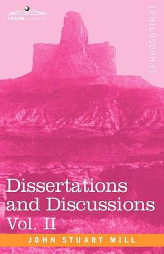 Cover image for Dissertations and Discussions, Vol. II