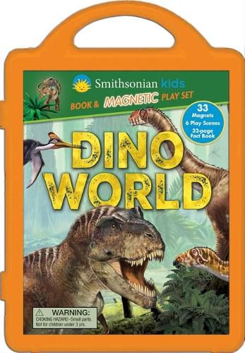 Cover image for Smithsonian Kids: Dinoworld Book and Magnetic Play Set