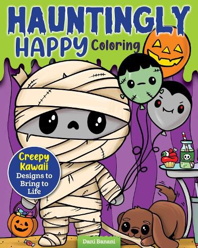 Cover image for Hauntingly Happy Coloring