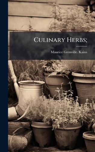 Cover image for Culinary Herbs;