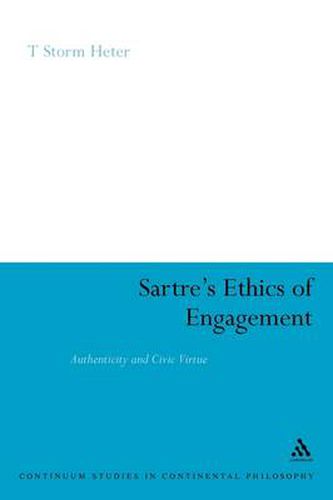 Cover image for Sartre's Ethics of Engagement