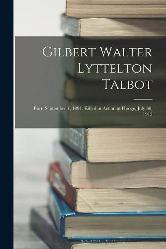 Gilbert Walter Lyttelton Talbot