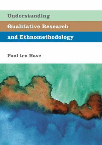 Cover image for Understanding Qualitative Research and Ethnomethodology