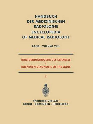 Cover image for Roentgendiagnostik des Schadels I / Roentgen Diagnosis of the Skull I