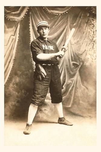 Cover image for Vintage Journal Old Time Ballplayer