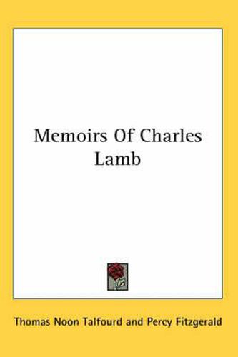 Cover image for Memoirs of Charles Lamb