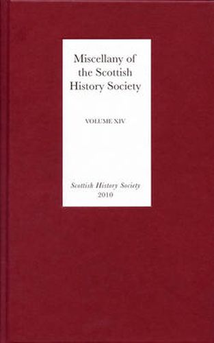 Miscellany of the Scottish History Society, volume XIV