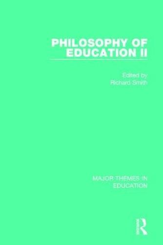 Cover image for Philosophy of Education II