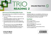 Cover image for Trio Reading: Level 2: Online Practice Student Access Card