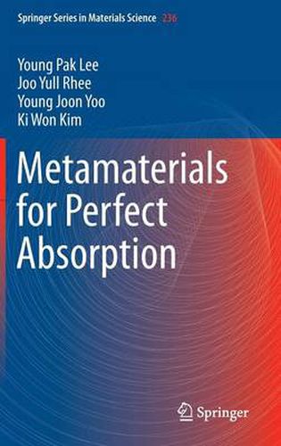 Cover image for Metamaterials for Perfect Absorption