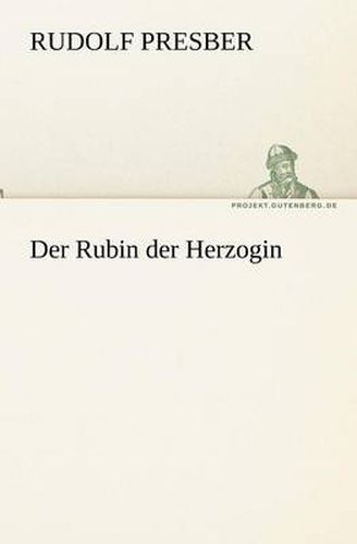 Cover image for Der Rubin Der Herzogin