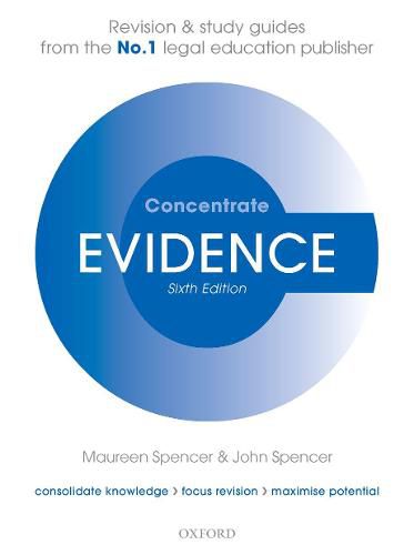 Cover image for Evidence Concentrate: Law Revision and Study Guide