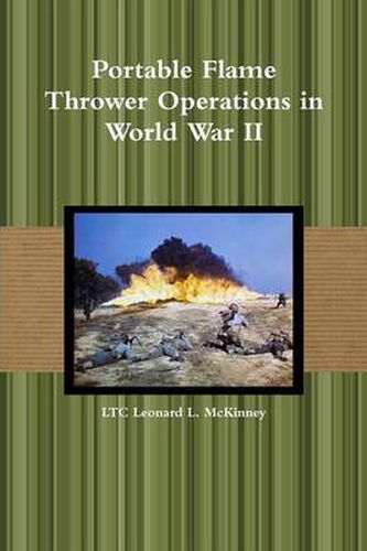 Cover image for Portable Flame Thrower Operations in World War II