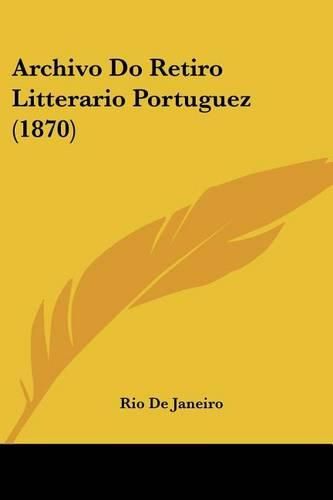 Cover image for Archivo Do Retiro Litterario Portuguez (1870)