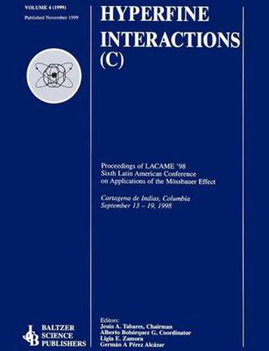 Cover image for Proceedings of the LACME '98 Sixth Latin American Conference on Applications of the Moessbauer Effect