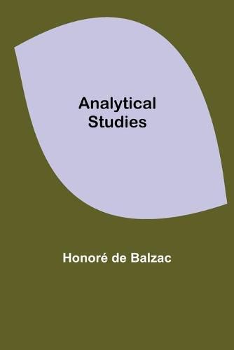 Cover image for Analytical Studies