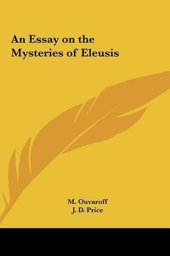 Cover image for An Essay on the Mysteries of Eleusis