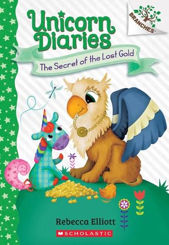 Cover image for The Secret of the Lost Gold: A Branches Book (Unicorn Diaries #11)