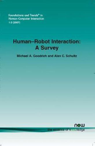 Cover image for Human-Robot Interaction: A Survey