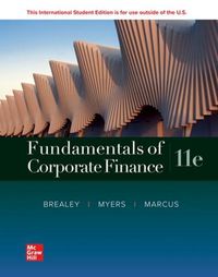 Cover image for ISE Fundamentals of Corporate Finance