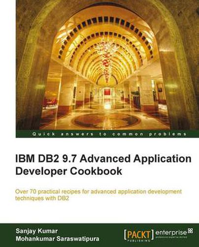 Cover image for IBM DB2 9.7 Advanced Application Developer Cookbook