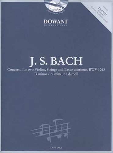 Cover image for Concerto for two Violins, Strings and BC BWV 1043: In D Minor