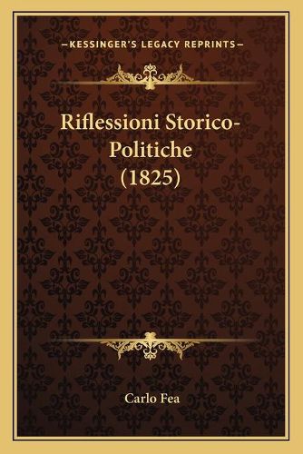 Cover image for Riflessioni Storico-Politiche (1825)