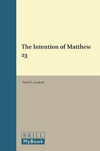 The Intention of Matthew 23