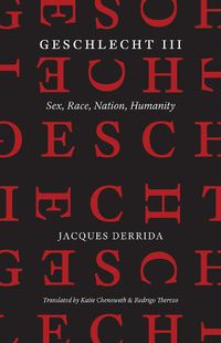 Cover image for Geschlecht III: Sex, Race, Nation, Humanity