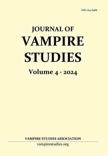 Cover image for Journal of Vampire Studies