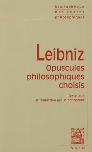 Opuscules Philosophiques Choisis